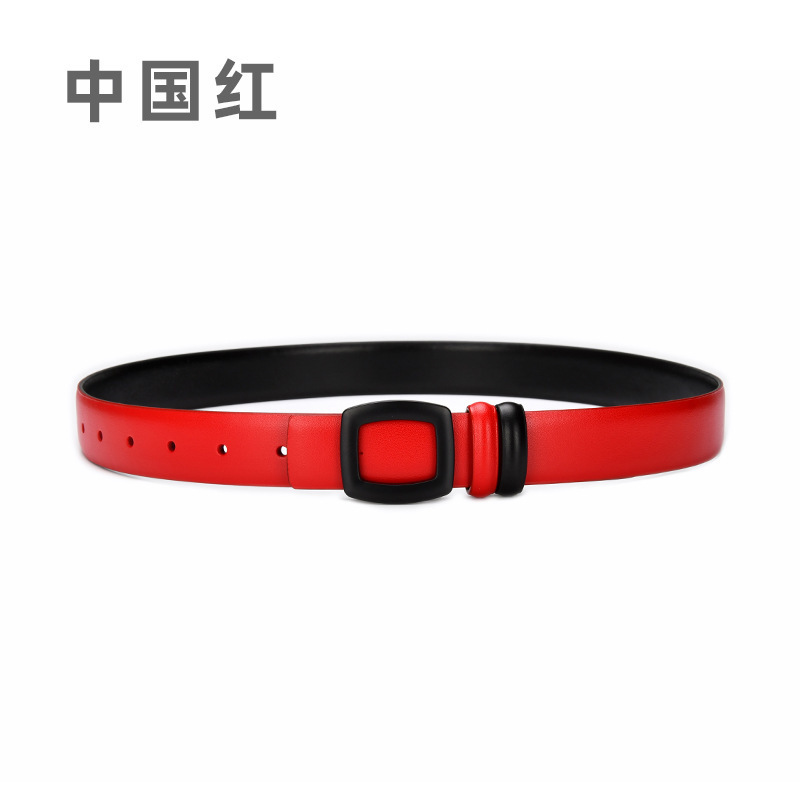 女生真皮皮带女士牛皮腰带女装饰百搭大衣外套牛仔裤女款裤带批发|undefined
