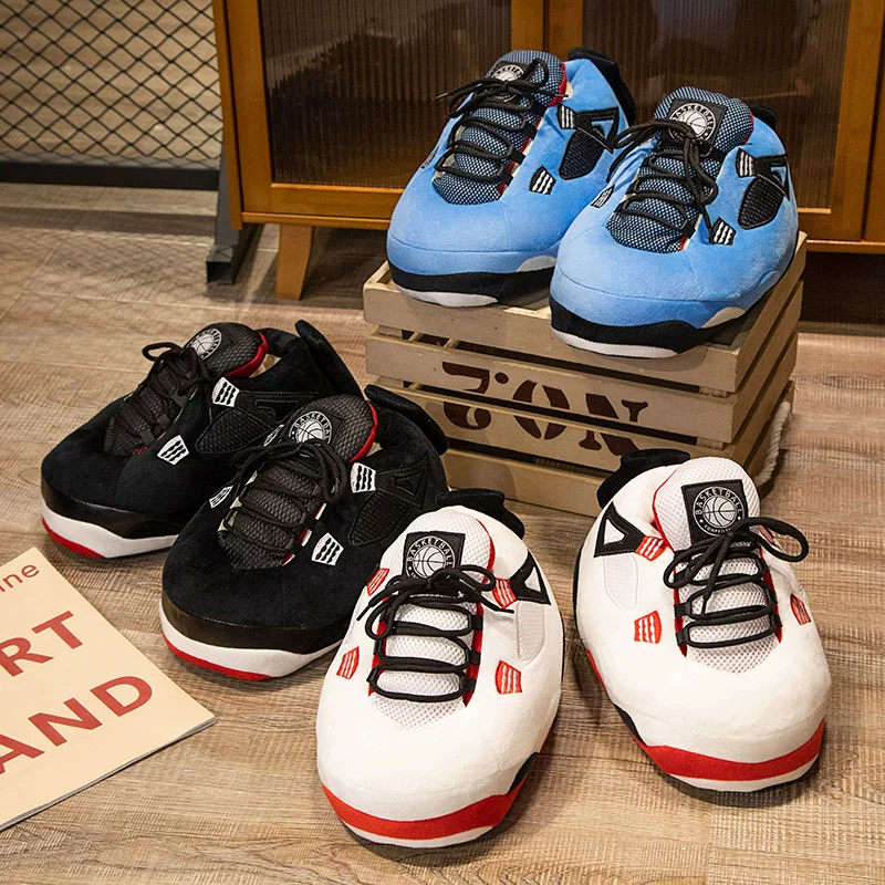 Те же поддельные домашние обуви A4, толстые хлопковые тапочки, кокосовые тапочки, возвращение в прошлое пара хлопковых тапочек