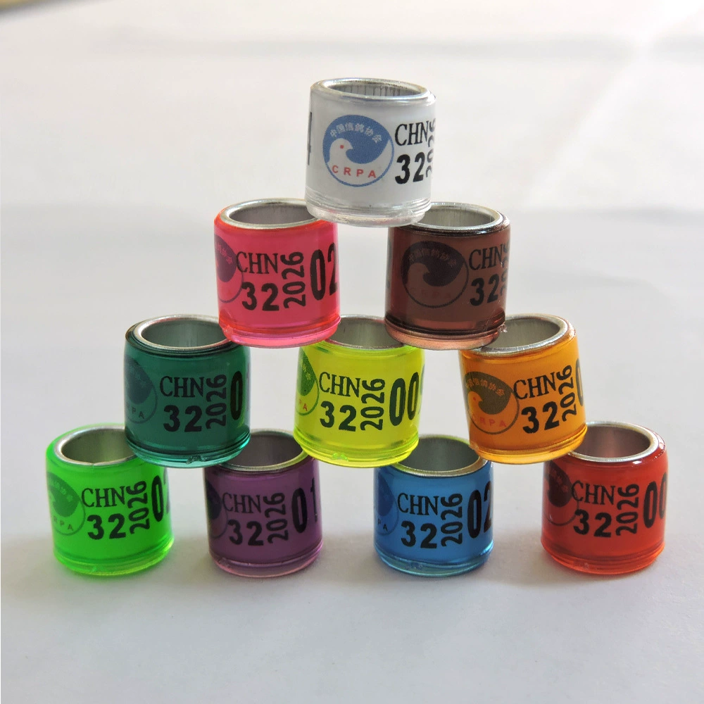 Кольца для голубей 2026 без сертификата, цветные кольца для гоночных голубей, кольца для почтовых голубей, кольца для голубей, принадлежности и оборудование для голубей