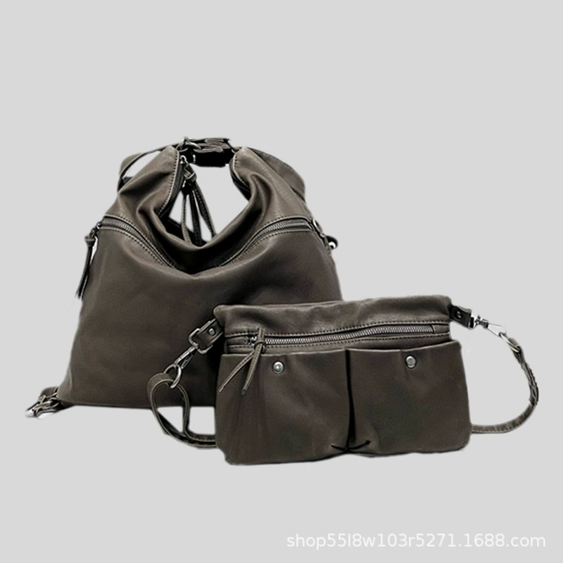 (Cross-border trading), retro capacious bag, Amazon, worn on the shoulder