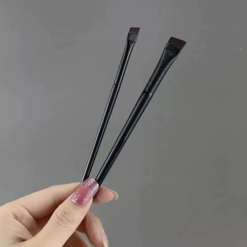 Плоская кайма кисть для подводки Eyeliner Wang Ye A102, лезвие диагональный угол, щетка для бровей, глаза, шелковица, пудра корректор для макияжа
