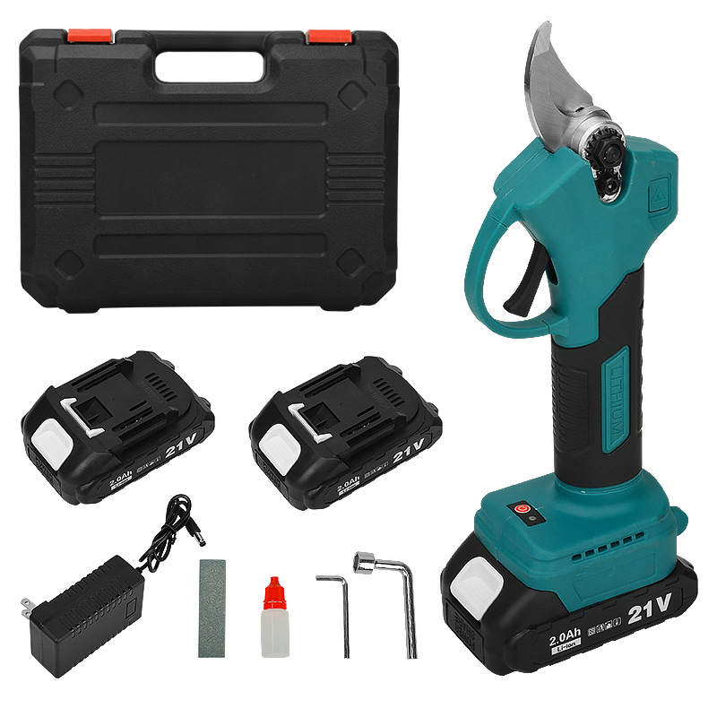 Tijeras eléctricas transfronterizas árbol frutal recargable poda de ramas batería de litio tijeras de jardinería tijeras de poda tijeras de árbol poda