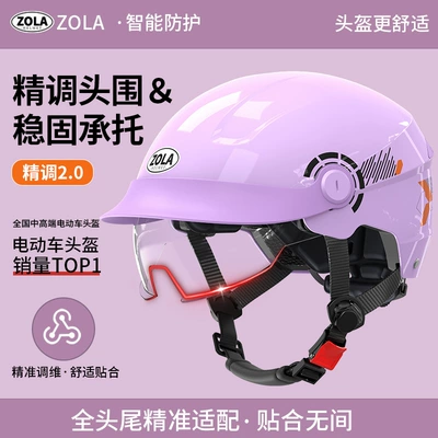 National Standard 3C Certified Electric Motorcycle: Motosiklet kaskı (dəbilqə) - purple-transparent-endoscope
