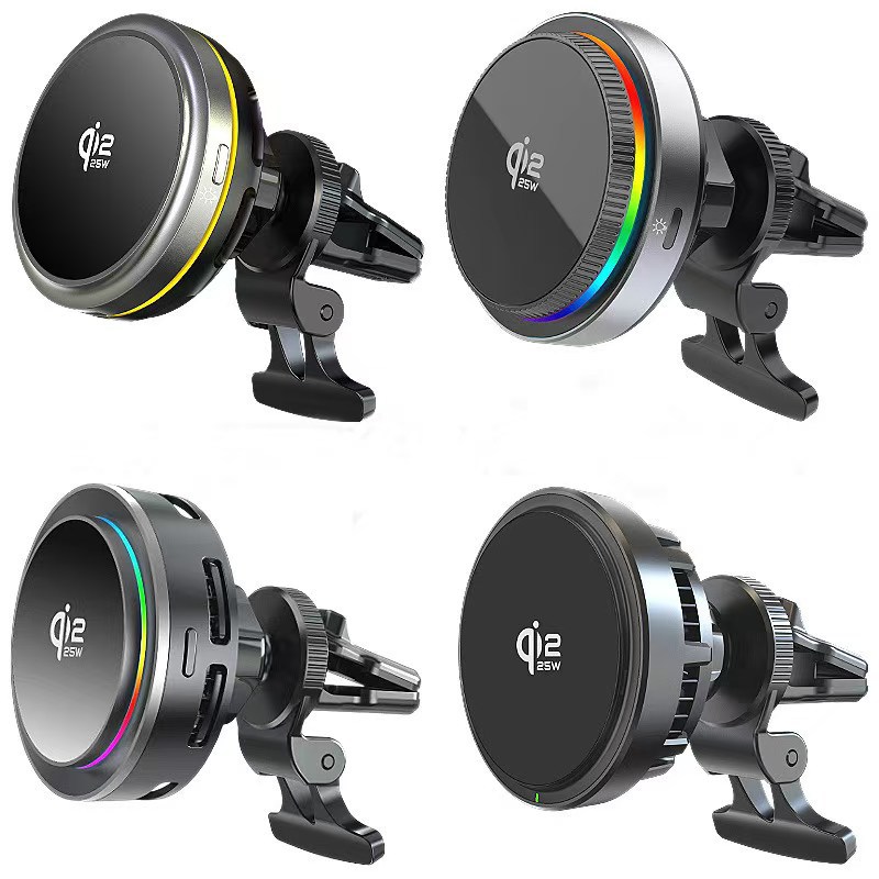 Qi2.2 25W Cross-Border New Product Series Refrigeration Magnetic Wireless Car Charger Suitable for Iphone17/1