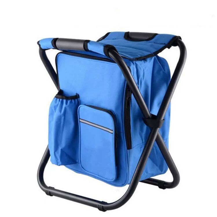 Outdoor Camping Barbecue Folding Portable Ice Bag Stool Insulation Bag Fishing Stool Beach Chair Stool