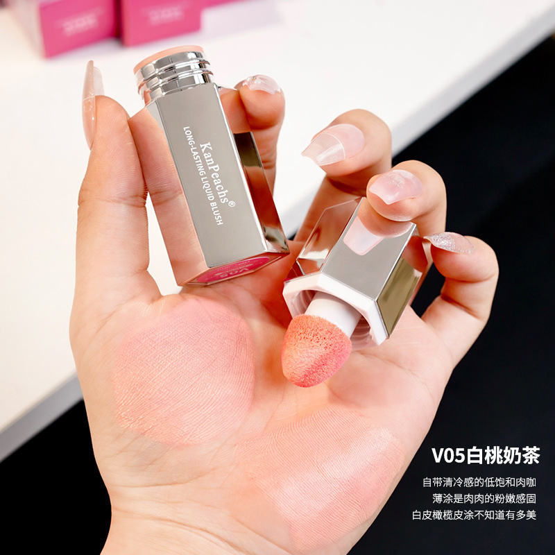 持色腮红液懒人高光提亮修容显色一体自然持妆胭脂修饰脸部腮红液|undefined