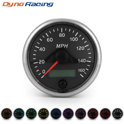 Car modification 85mm speedometer odometer LCD meter 160MPH/H car speedometer