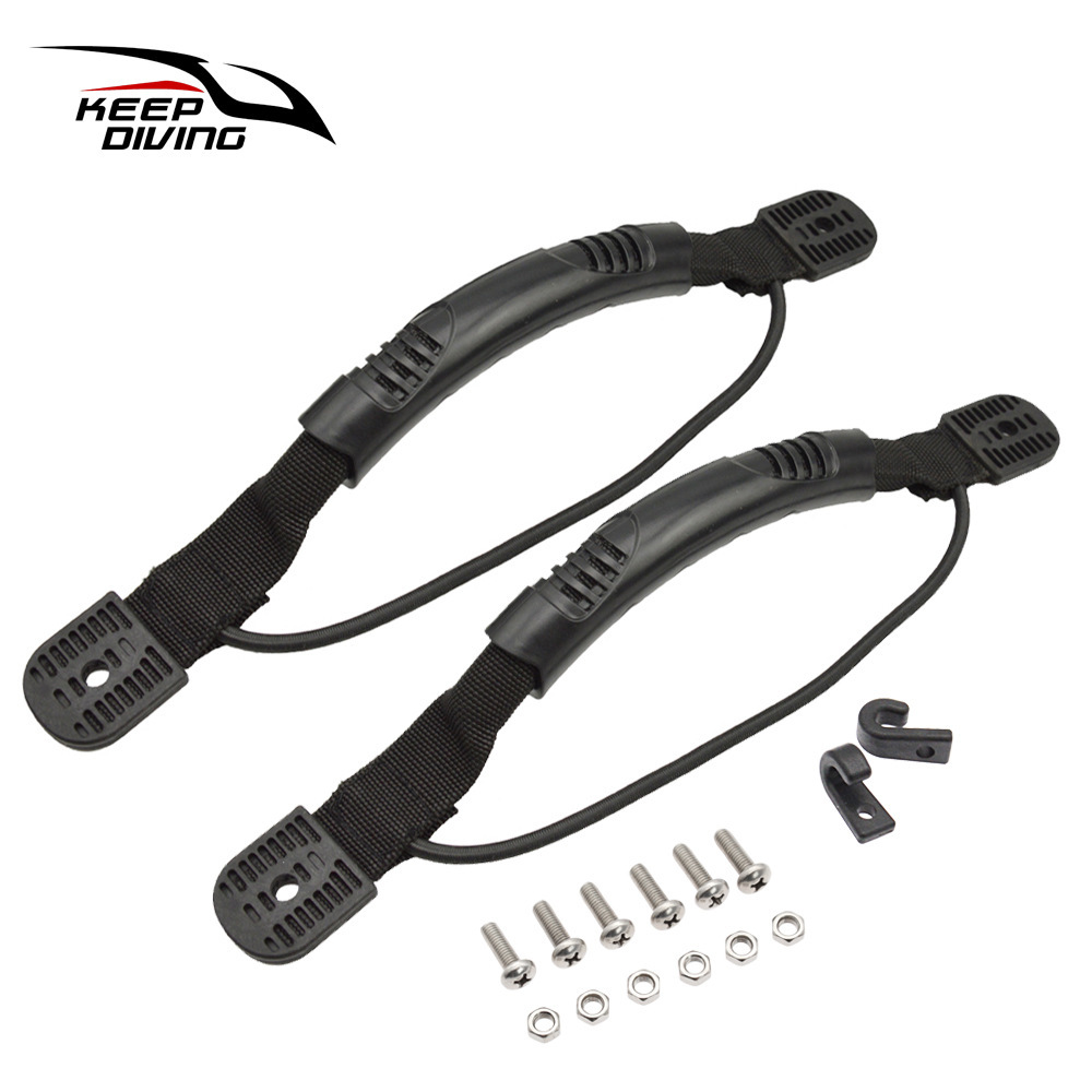 Kayak Plastic Handle Canoe Nylon Webbing Handle Plastic J-Hook Deck Buckle Set Kk-T13
