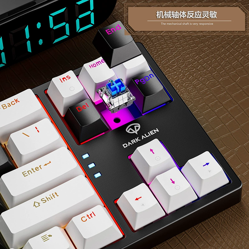 K710 игровая механическая клавиатура TYPE-C съёмный кабель клавиши, сменные свичи, проводная для ПК