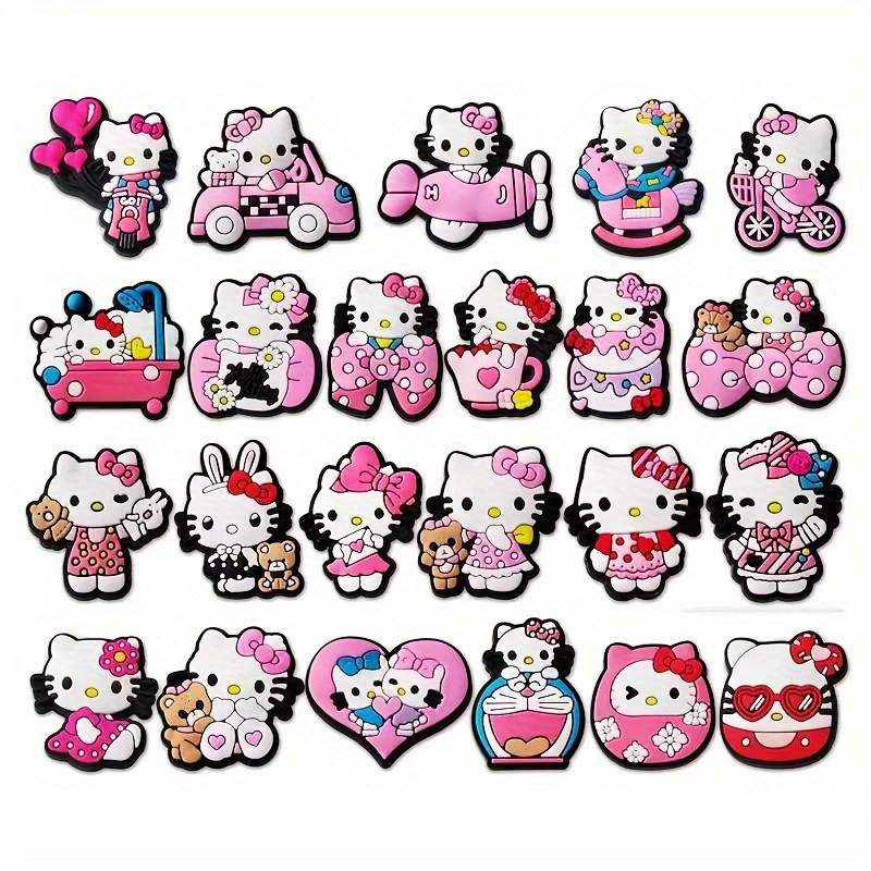 Hello kitty, обувь, пляжная обувь, аксессуар, съемная пряжка обуви ПВХ
