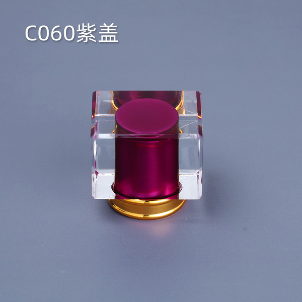 transparent glass perfume