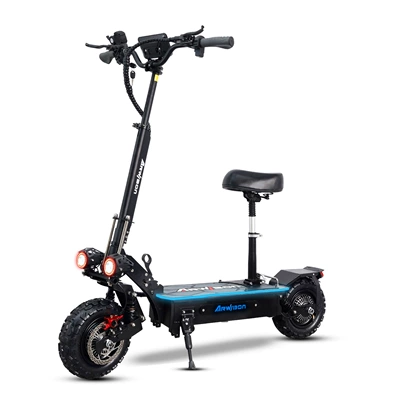 Qatlanan elektrik skuterlər Range, Portable and Foldable - blue