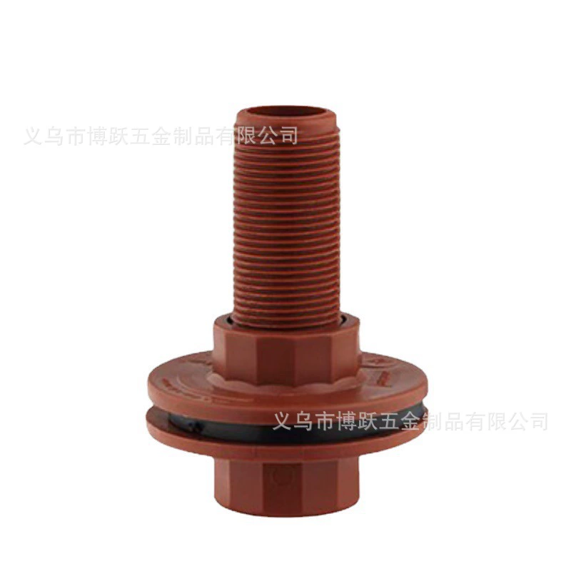 PP водопроводная труба внешняя резьба соединение красный коричневый пластиковый фитинг для воды соединение резервуара для воды живое высокое давление устойчивое аппаратное соединение