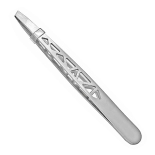 Beauty makeup oblique stainless steel Paris tower-shaped hollow clip 96 eyebrow clip eyebrow pliers pulling white hair tweezers