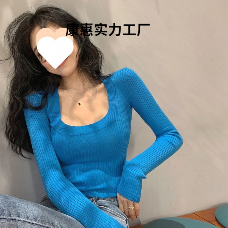 Knitted sexy sweater