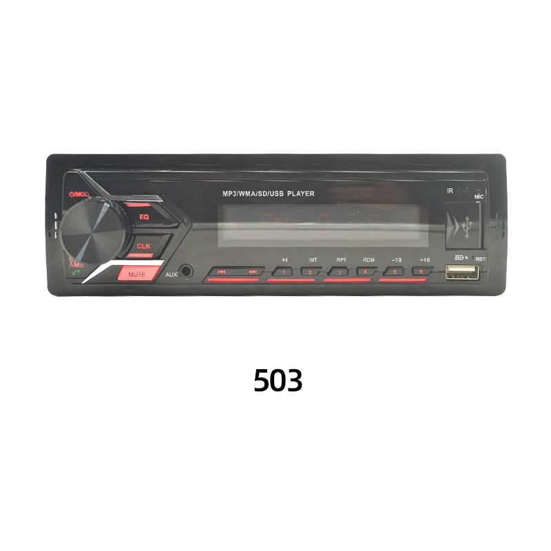 Reproductor de control de voz MP3 Bluetooth manos libres enchufable tarjeta TF doble radio de música sin pérdida U
