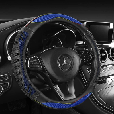 wheel cover, Steering wheel cover - sports-blue-round-shape