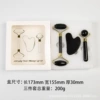 Black jade thorn head + big ball beauty + heart plate + transparent box