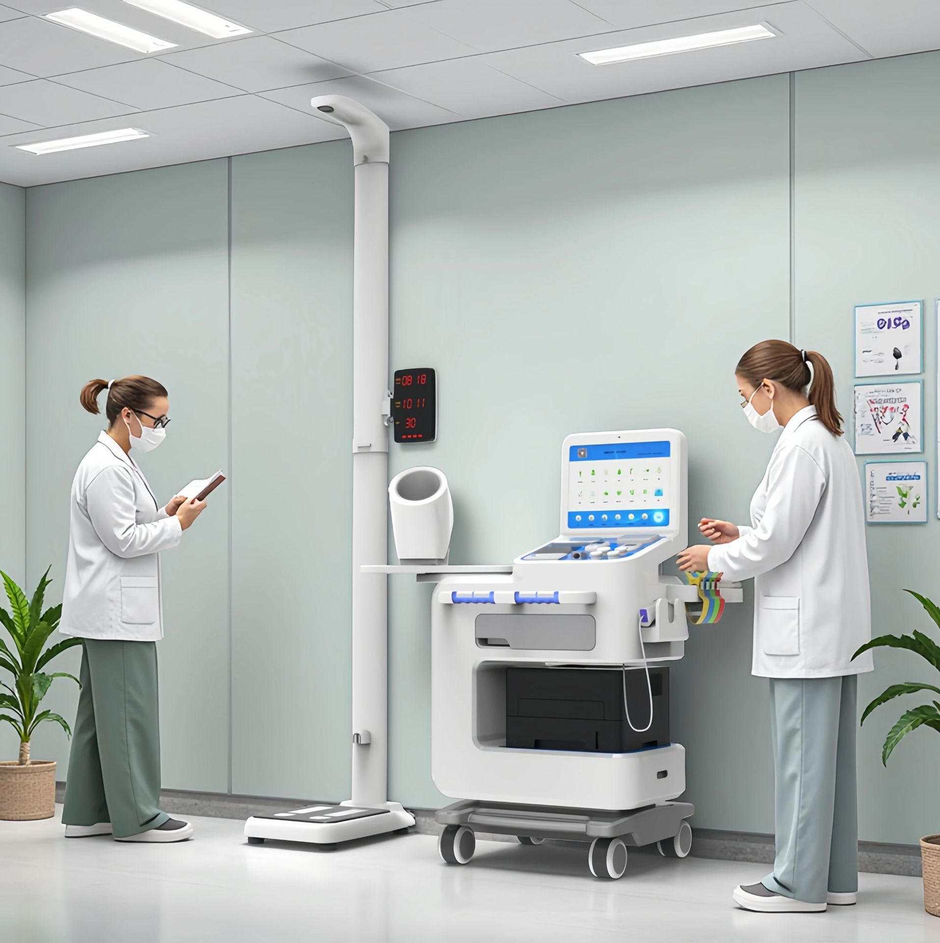 健康一体机厂家,健康一体机智慧医养HW-V6000智能健康体检一体机