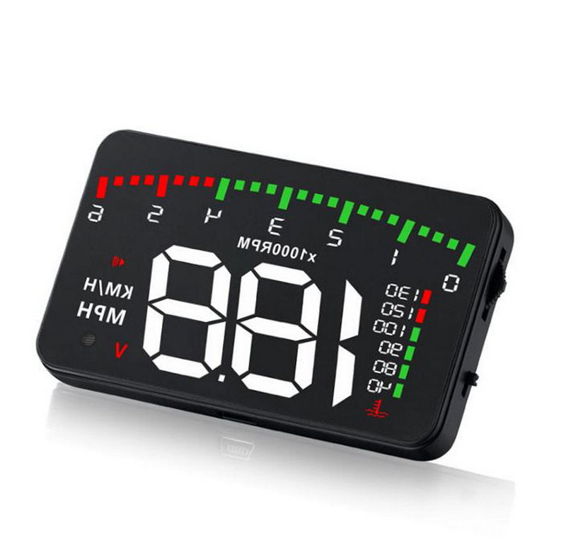 Hud Car Head-Up Display Displays Speed, Rpm, Water Temperature, and Voltage with 4 Practical Functions A900 Cross-Border