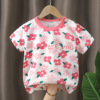 Children's cotton T-shirt, long-sleeve, shirt, top, summer clothing, 0-7 years