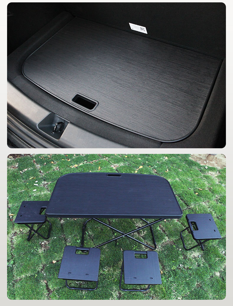 Suitable for Tesla ModelY Rejuvenation New Universal Trunk Table Car Camping Picnic Table Folding Table