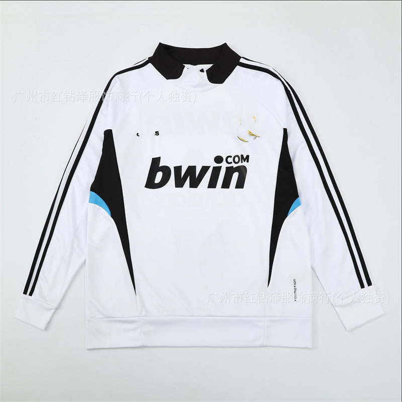 皇马AC复古长袖训练服Real Madrid and AC Milan retro long-slee|undefined