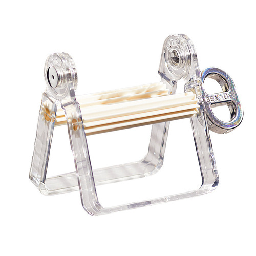 Light luxury manual rotary toothpaste squeezer lazy toothpaste facial cleanser skin care products hair dye hair paste rotary toothpaste squeezer