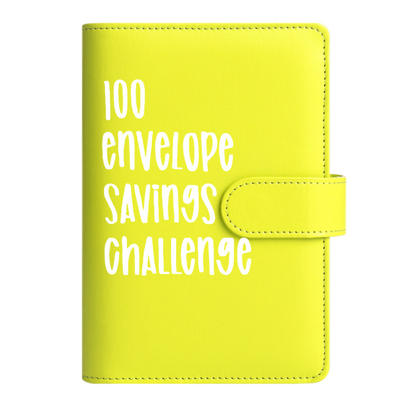 100 Sobre Desafío Cuaderno de hojas sueltas pareja Desafío evento efectivo Cuaderno DE PRESUPUESTO DE sobre