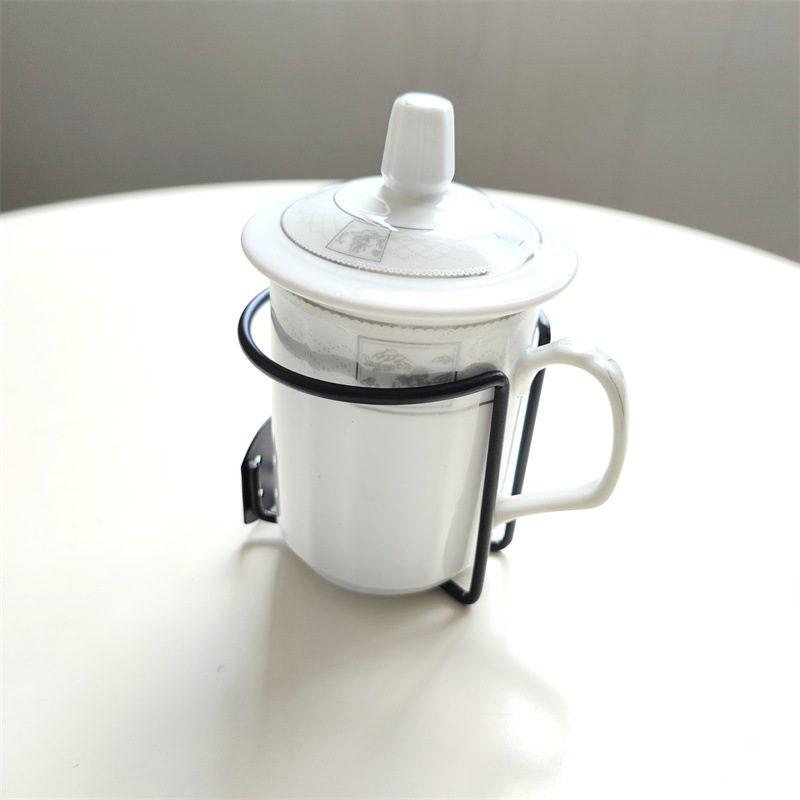 Car Car Water Cup Holder Ship RV Yacht Modified Iron Cup Holder Wall-mounted Desk Beverage Cup Holder