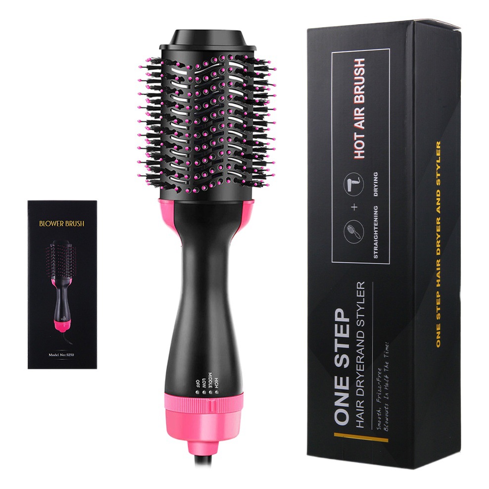 Peine multifuncional transfronterizo para rizar, peine de aire caliente, peine secador, peine para peinar, alisar y dar forma al cabello, peine eléctrico con calor