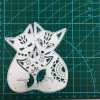 Metal cutting die, handmade, cat