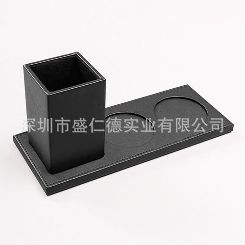 Office A4 file folder backing board A4 conference backing board clip Hotel small note holder This PU writing board can be customized with LOGO