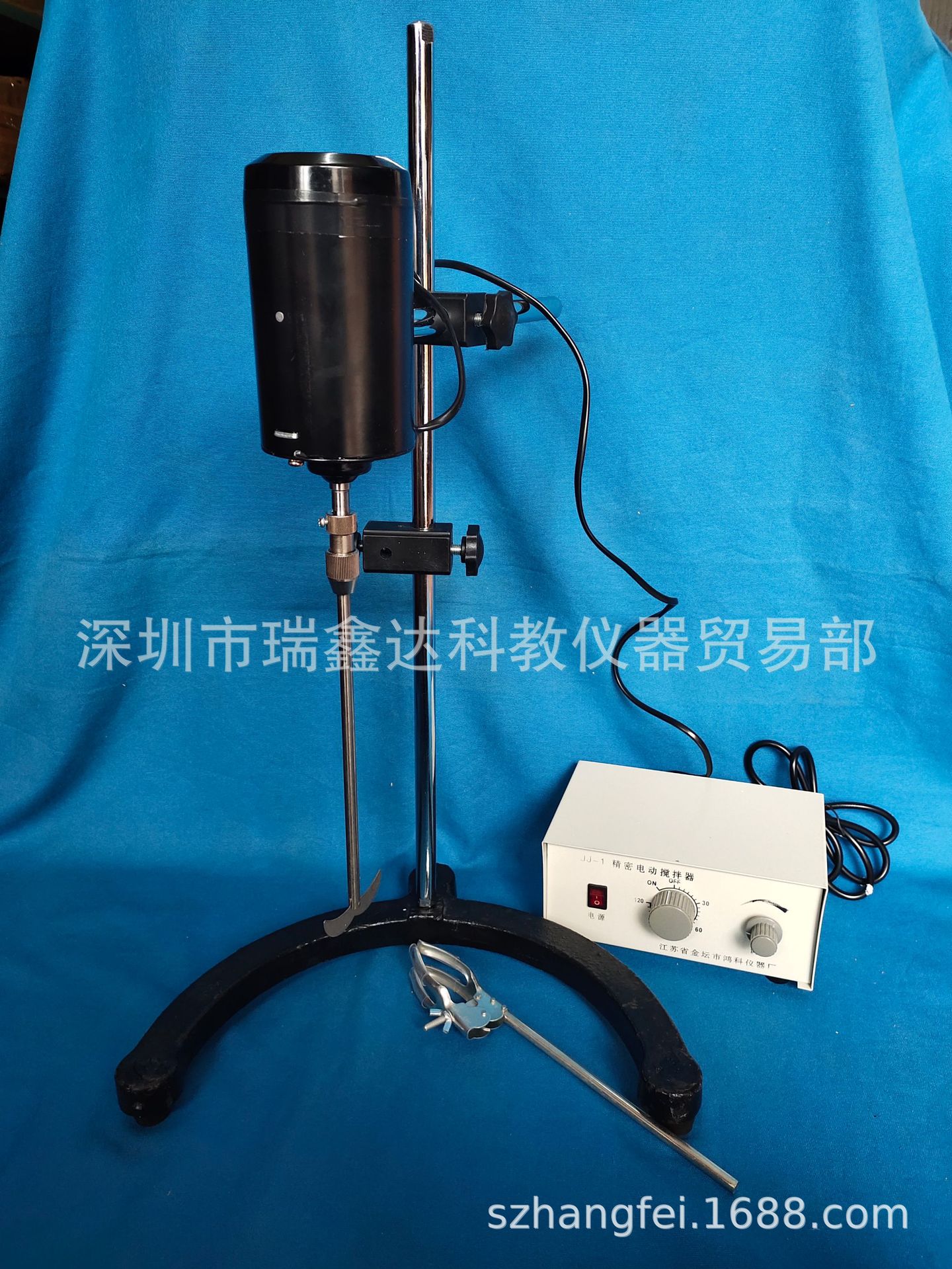 增力电动搅拌器JJ-1/100W200W实验室搅拌机 数显增力电动搅拌机