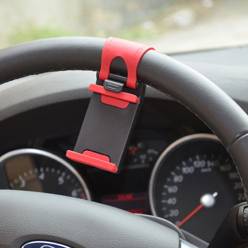 Car steering wheel mobile phone holder car mobile phone holder car car holder supports multi-purpose steering wheel holder