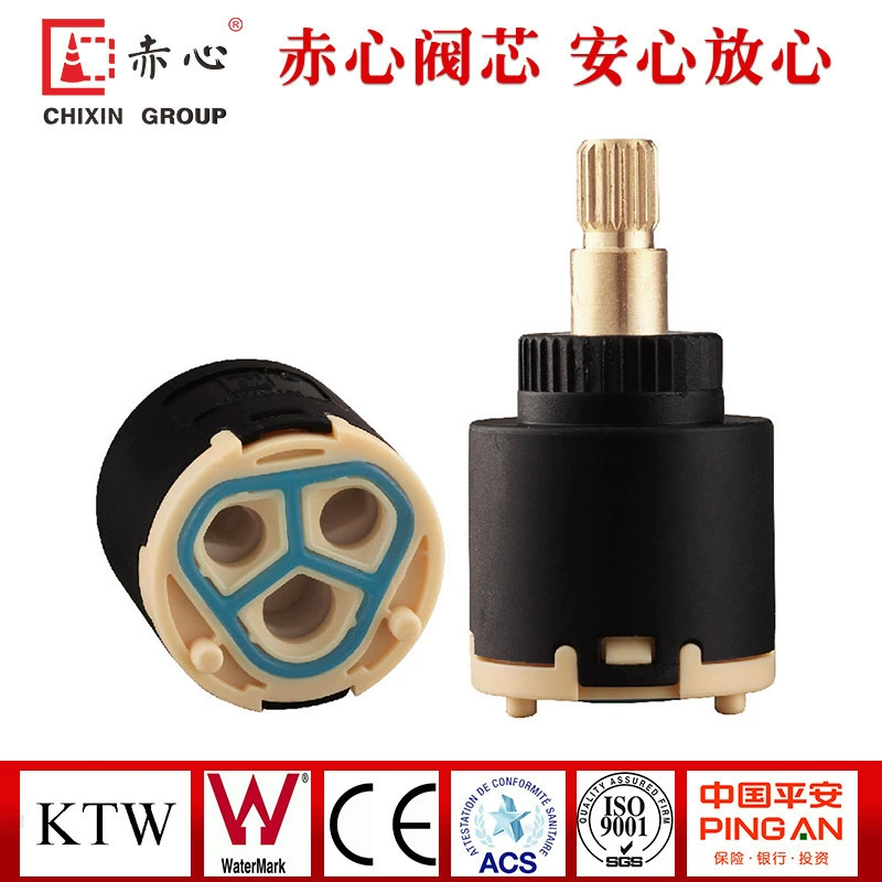 28 мм плоский открытый сердечник клапана холодного пуска кран один, два и три керамический сердечник клапана двойное управление плоская ножка пластиковый сердечник клапана