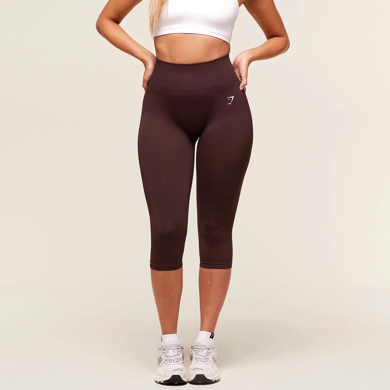 亚马逊Gymshark瑜伽裤七分裤鲨鱼瑜伽裤高弹秋冬百搭运动长裤女|undefined