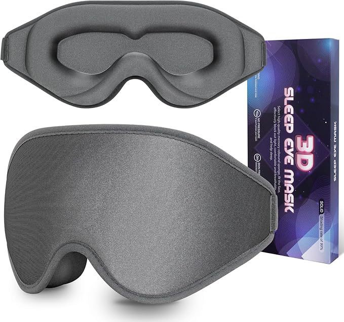 跨境3D立体遮光睡眠眼罩可调节透气不压眼护SleepEyeMask遮光护眼|undefined