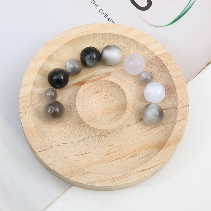 ❥뜨거운 판매 모델 1#소나무 색상| 지름 약 9.5cm, 높이 1.5cm, 원형 1개/팩