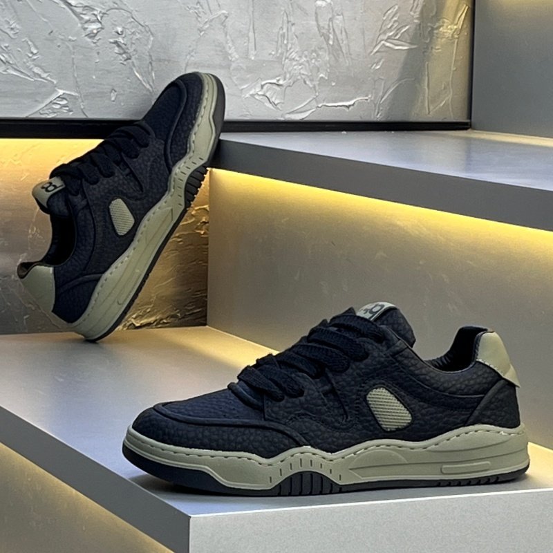 European Men's Shoes 2025 Autumn and Winter New Style Comfortable Trendy Fashion Casual Shoes Lightweight Soft-Soled Low-Top Sneakers