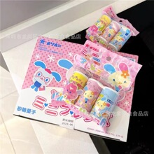 日本进口 三丽鸥花小兔迷你罐装汽水糖水果糖 儿童糖果零食是批发