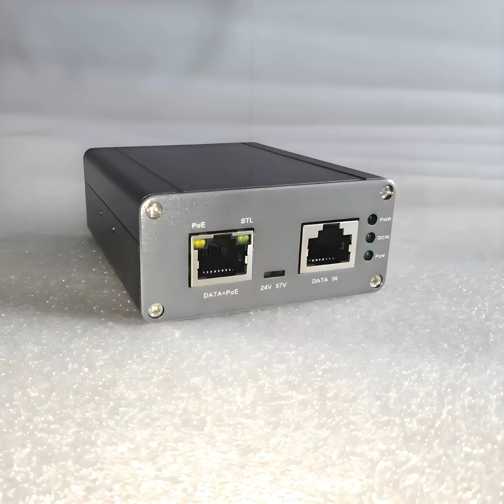 Промышленный PoE-инжектор 2.5G, 150 Вт, нестандартный, с повышением напряжения до 12 В, двойным входом питания, поддержка V2/V3