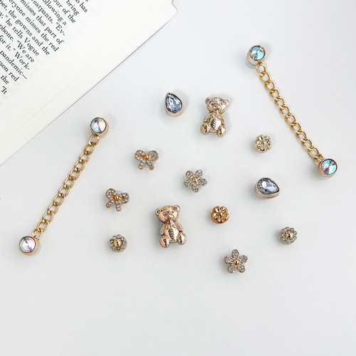 Crocs accessories, high-end shoe flowers, detachable pearl shoe buckles, garden shoes, beach bags, decorative buckle accessories, wholesale