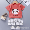 Children's summer sleeves, set, T-shirt for boys, clothing, children's clothing, Korean style