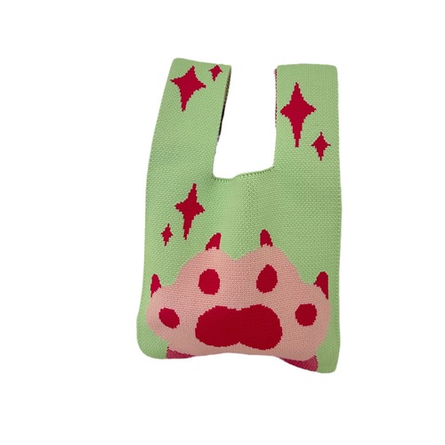 Cartoon Animal Knitted Phone Bag - Spring and Summer New Arrival, Korean Style, Versatile Single Shoulder or Crossbody Small Bag for Outings and Daily Use