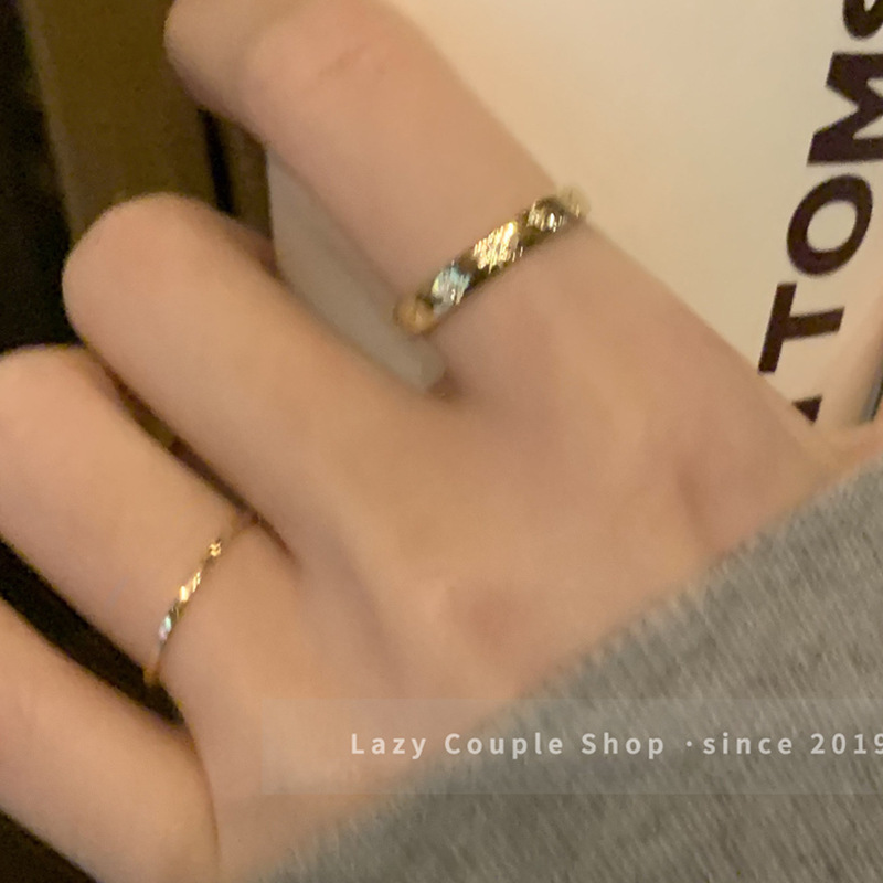 colorful zircon drip glazed ring women‘s high-grade light luxury eight-pointed stars open ring ins style niche temperament bracelet