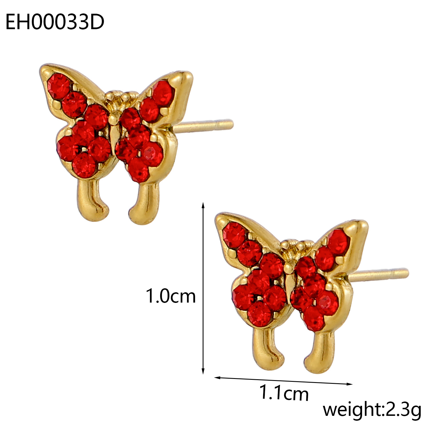 5g Weight 304 Stainless Steel Ear Needle Material Rhinestones Inlay Material Ear Studs Classification 1 Pair Quantity Casual, Daily Occasion 304 Stainless Steel Material Letter, Heart Shape, Butterfly Pattern All Seasons Season Women's Gender Inlay Design IG Style Style 1 Pair IG Style Letter Heart Shape Butterfly Inlay 304 Stainless Steel Rhinestones Ear Studs 15