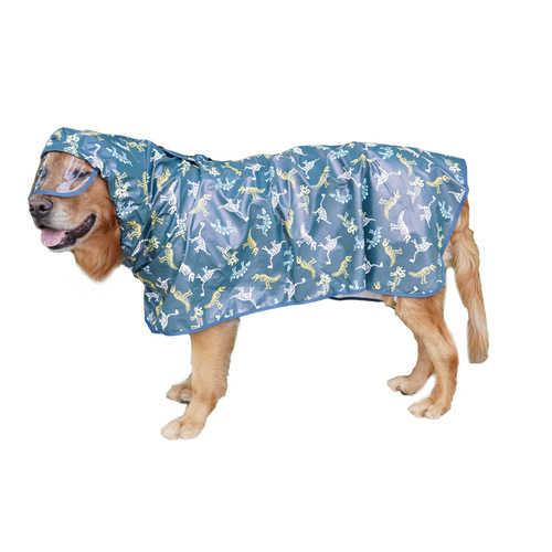 Pet it PU outdoor pet clothes golden retriever Labrador dog raincoat belly protector large dog supplies wholesale