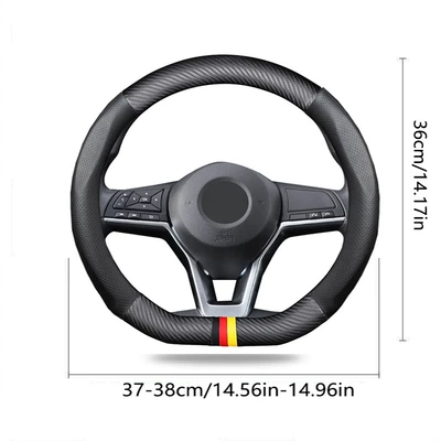 Steering wheel cover | hand-sewn sweat-absorbent inner jewelry
