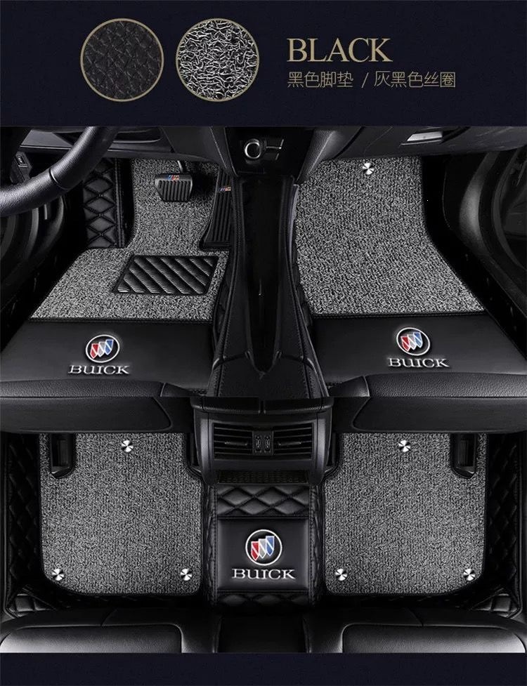 Suitable for Buick Excelle, Buick Excelle GT, Buick Envision, Buick LaCrosse, Buick Verano, Buick GL8 full-coverage car floor mats
